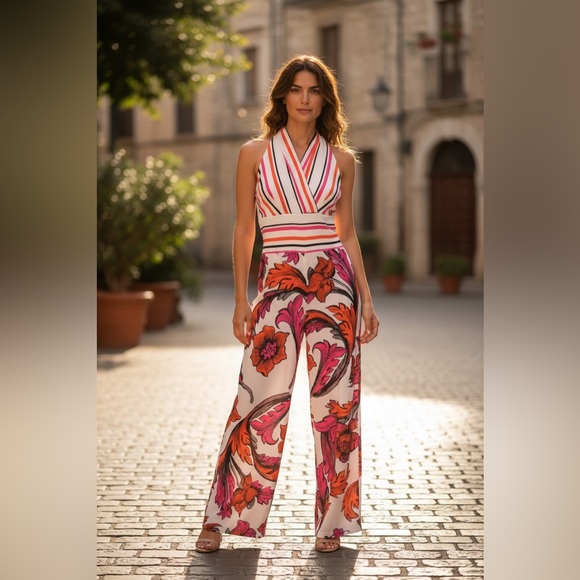 mianotte Pants - NWT Mianotte halter jumpsuit